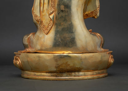 Je Tsongkhapa Set Statue | Founder of the Gelug Buddhist Tradition