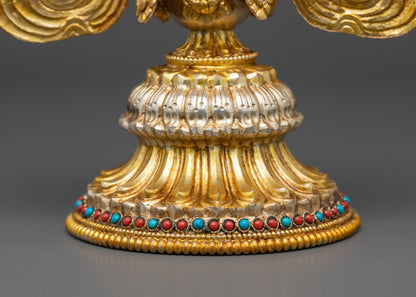 Ashtamangala Set | Sacred Eight Auspicious Symbols for Buddhist Altars