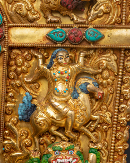 Shakyamuni Buddha Enthroned: Symbol of Enlightenment and Compassion