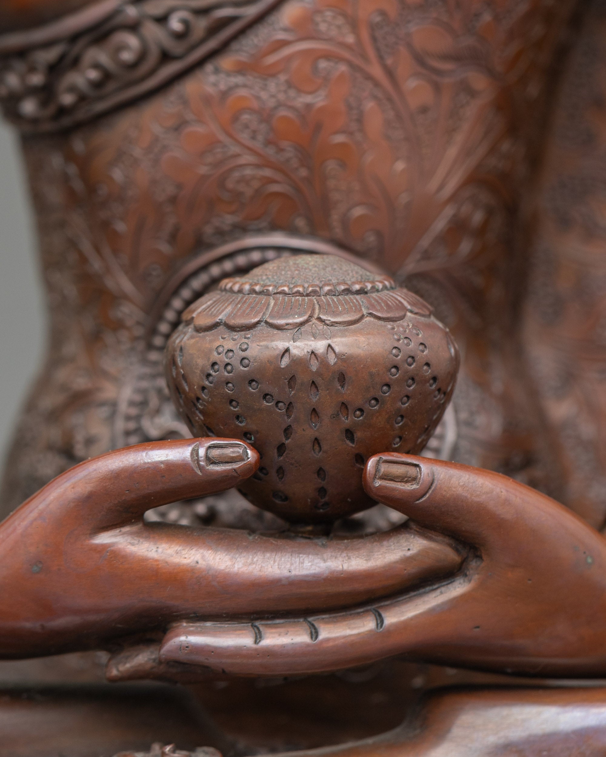 Five Dhyani Buddha Statue Set for Meditation and  Spiritual Practice