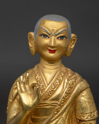 Tsongkhapa Statue Set with Two Disciples | Lost-Wax Craftsmanship