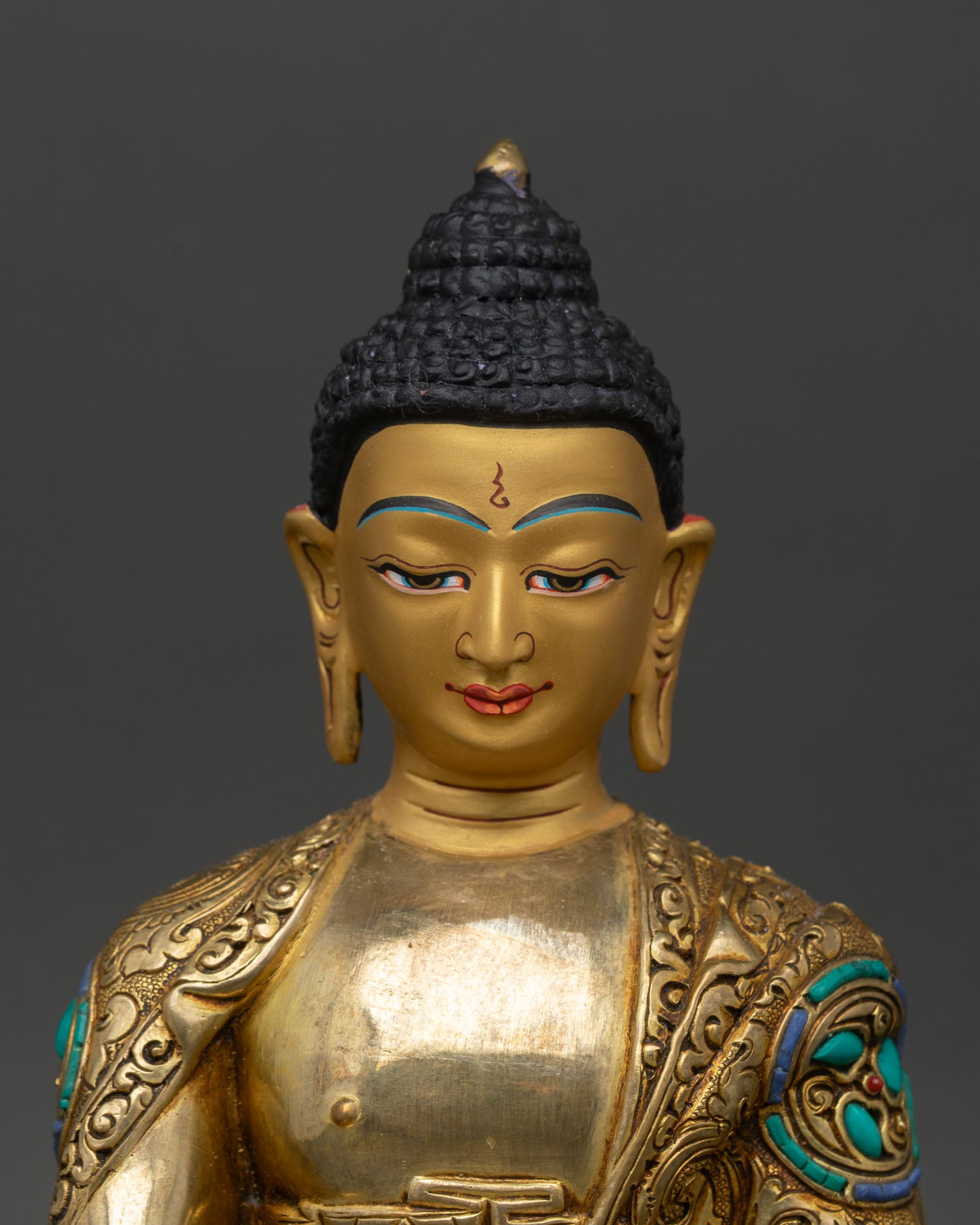 Five Dhyani Buddha Sculpture – Representation of Enlightened Wisdom