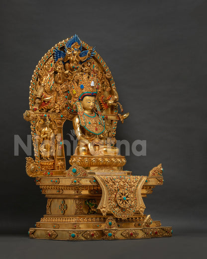 Jowo Rinpoche with Throne