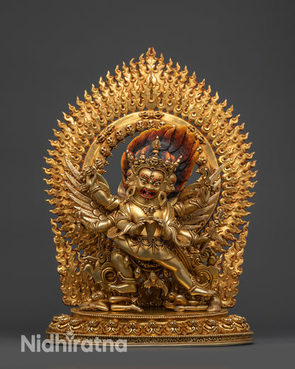 Handcrafted Vajrakilaya Statue | Buddhist Idol for Home & Altar