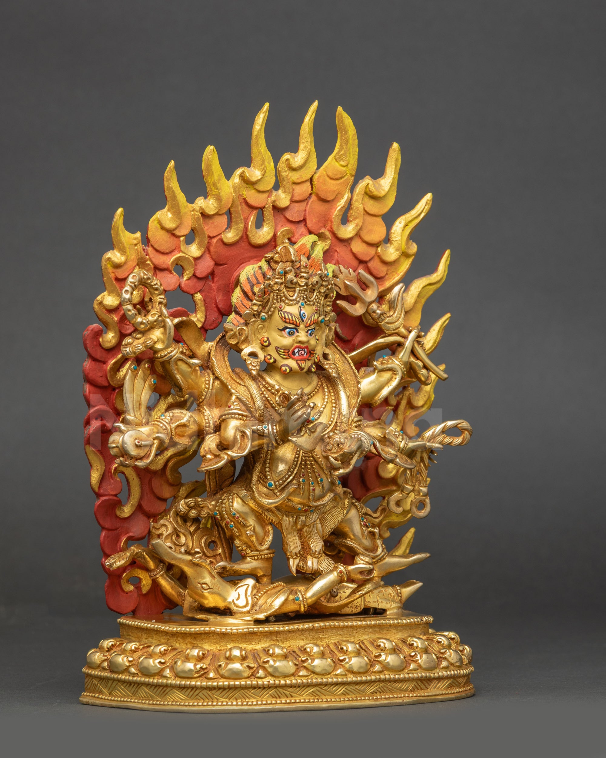 Six Armed Mahakala Statue