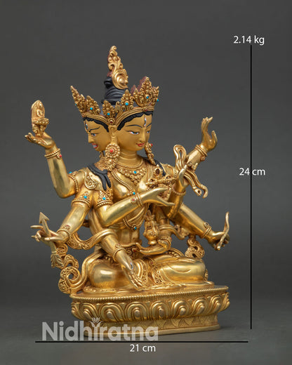 Three Long Life Set – Handmade Buddhist Sculpture from Nepal
