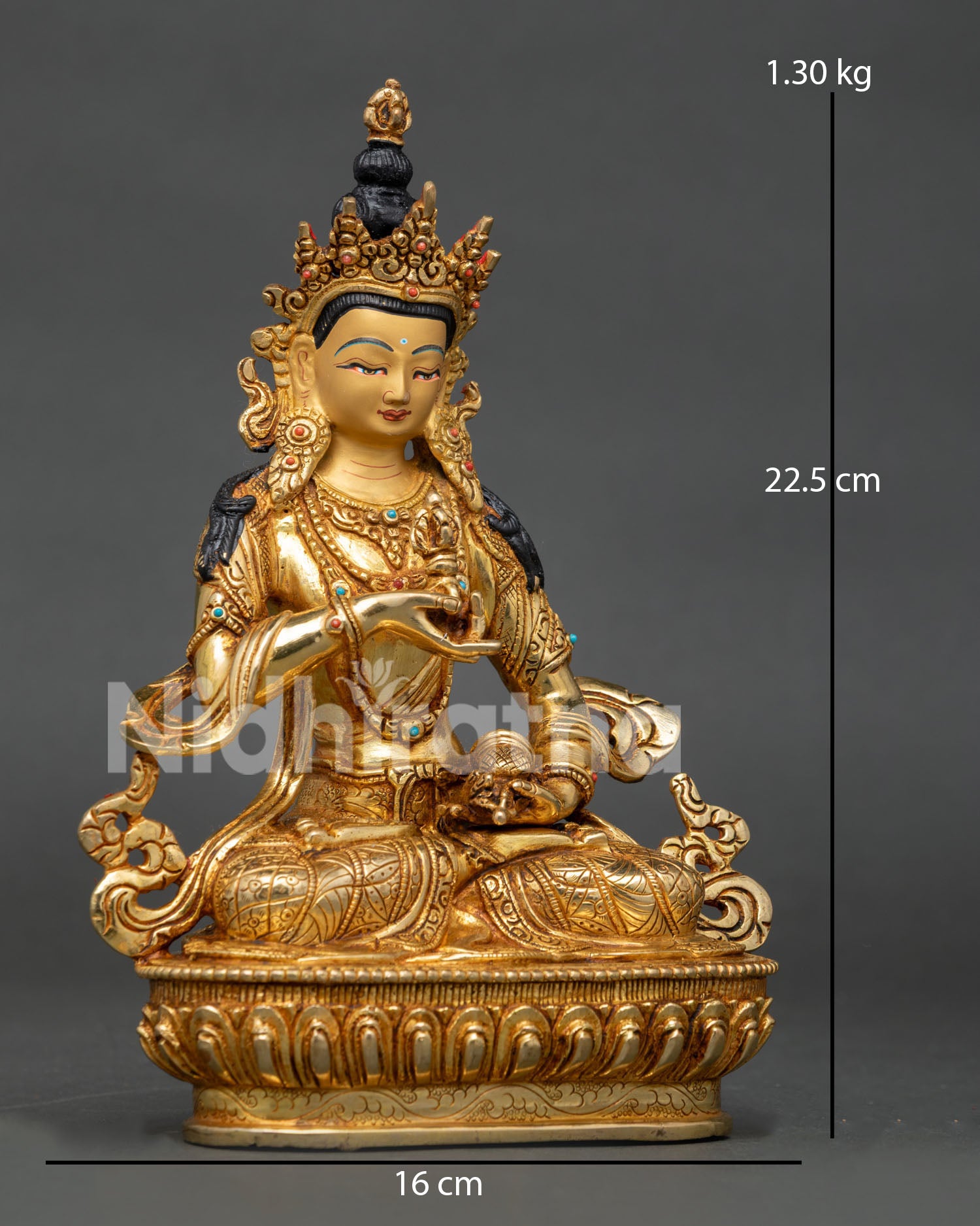 Vajrasattva Statue | Handcrafted Buddhist Sculpture from Nepal