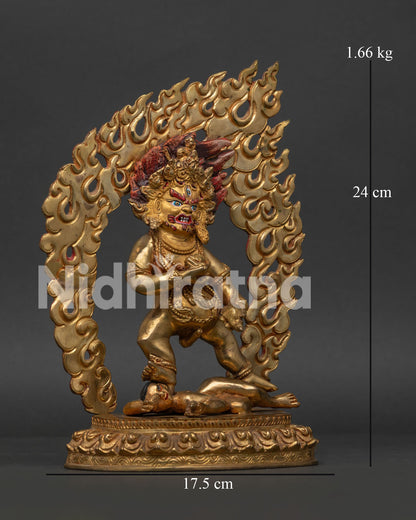 Black Dzambhala Statue