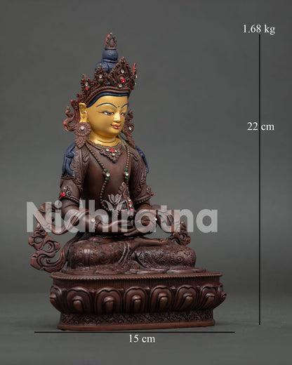 Amitayus Statue for Home Shrine | Sacred Buddhist Icon Nepal