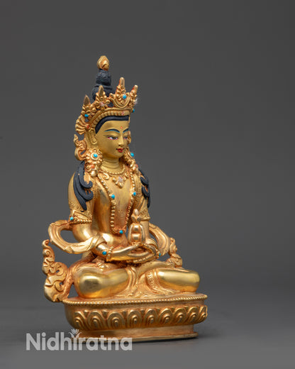 Sacred Amitayus Statue | Handcrafted Tibetan  Buddha of Longevity