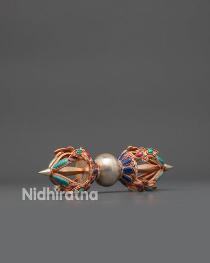 Traditional Tibetan Vajra | Ceremonial Ritual Object for Meditation