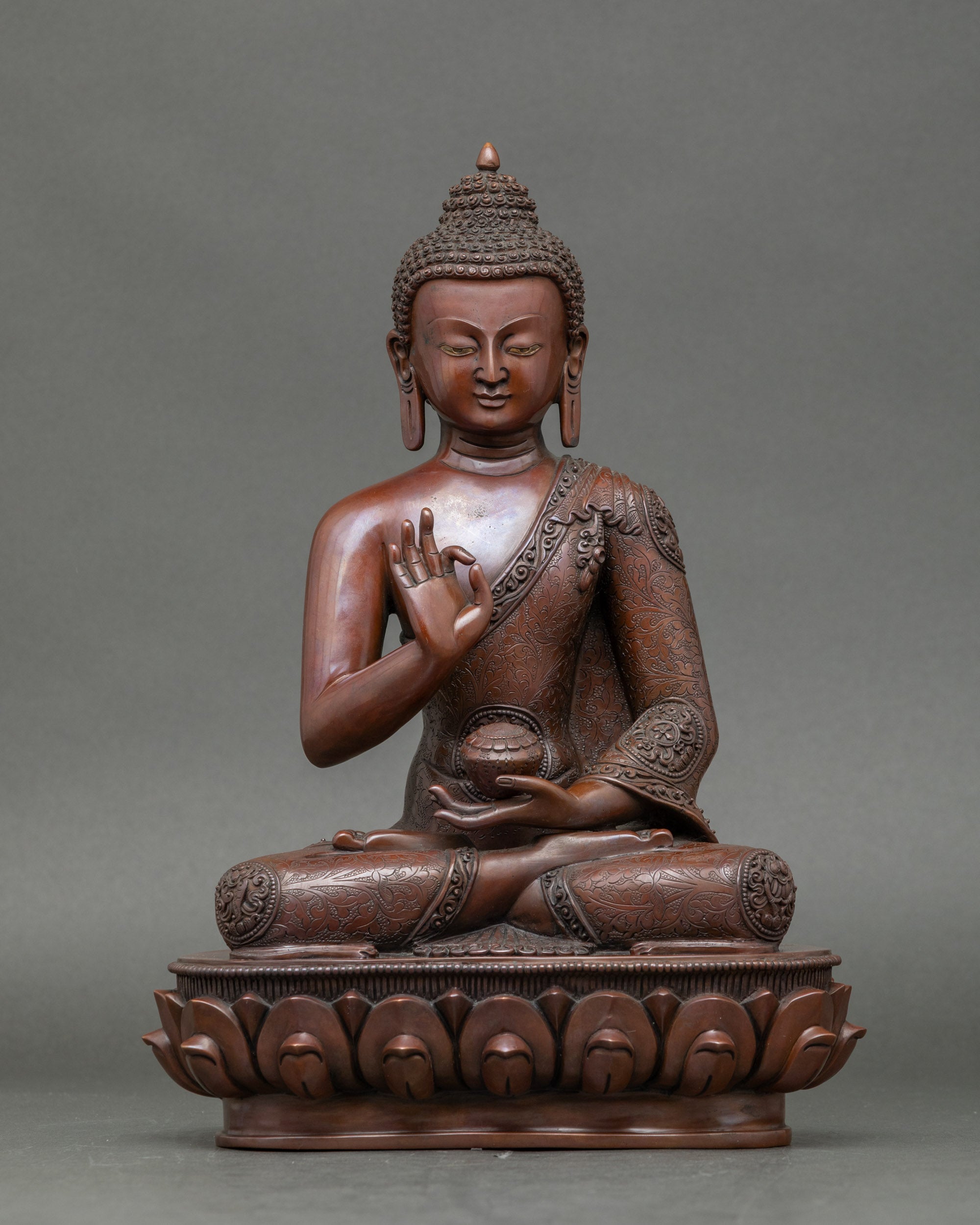 Five Dhyani Buddha Statue Set for Meditation and  Spiritual Practice