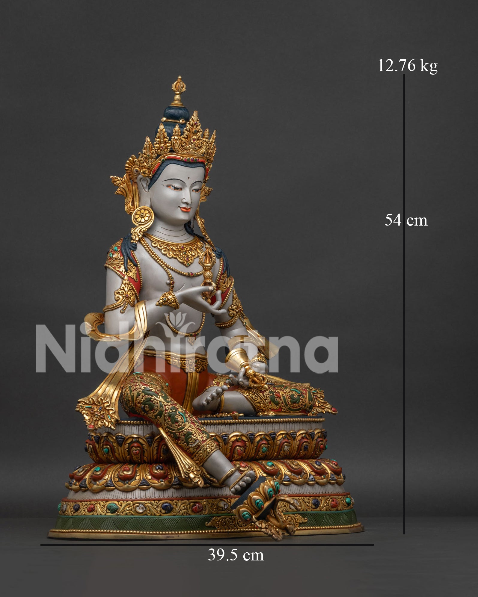 High-quality Vajrasattva Statue | Traditional Buddhist Artwork