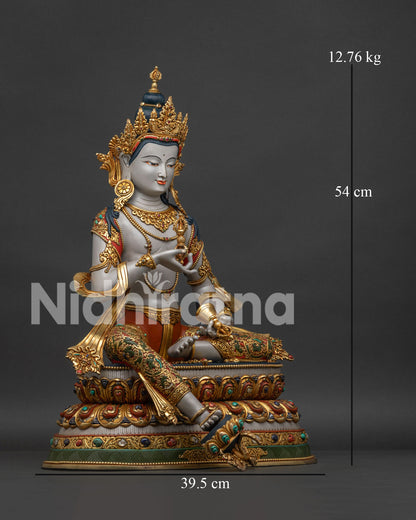 High-quality Vajrasattva Statue | Traditional Buddhist Artwork