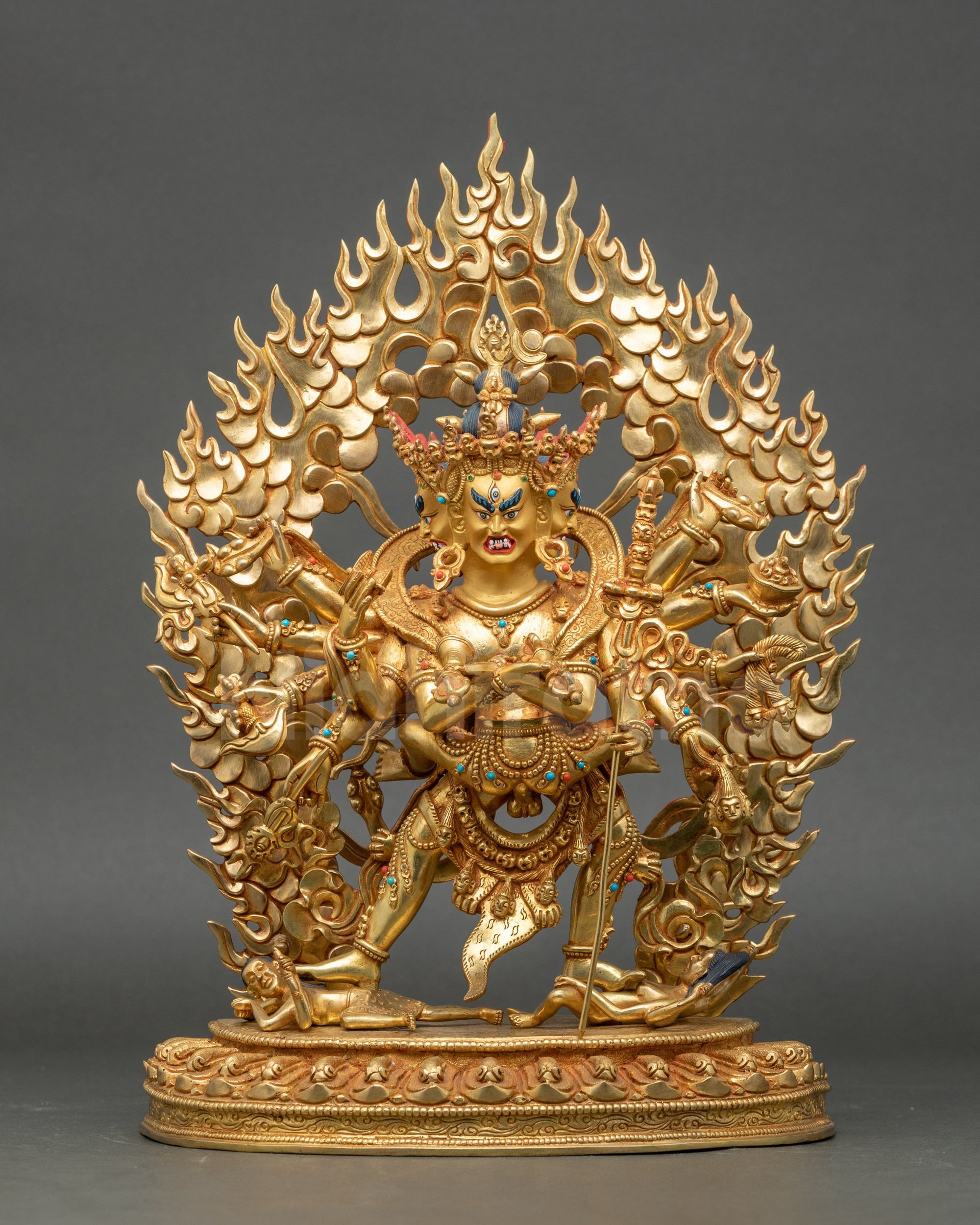 Khorlo Demchog Statue | Handcrafted Tantra Guardian of Sacred Energy
