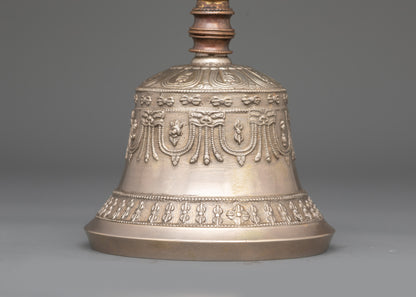 Himalayan Vajra & Bell | Bronze & Oxidized Copper Ritual Instruments