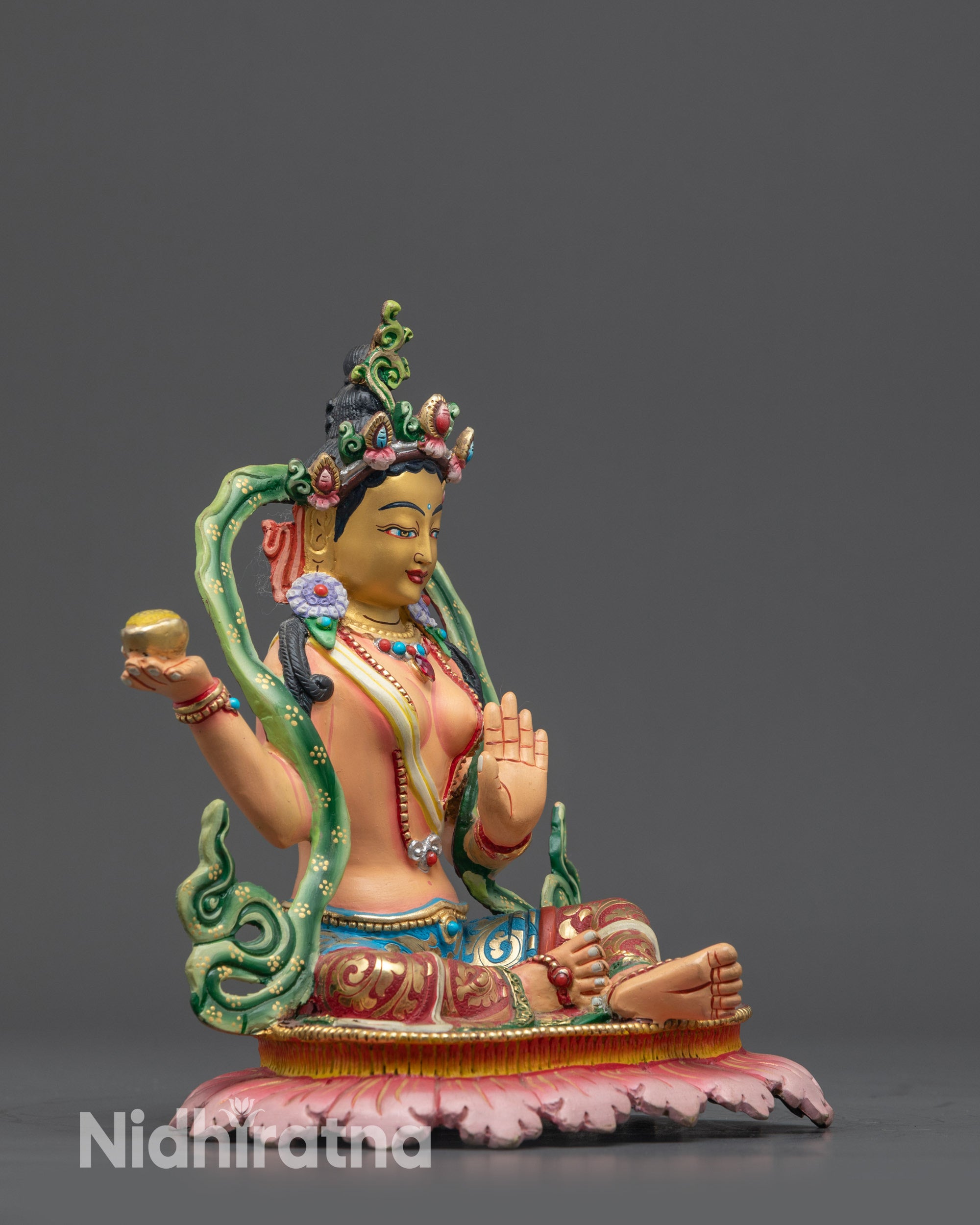 Yeshe Tsogyal and Mandarva Statue