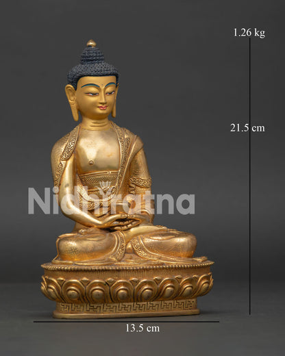 Amitabha Buddha Statue | Handcrafted Buddhist Sculpture from Nepal