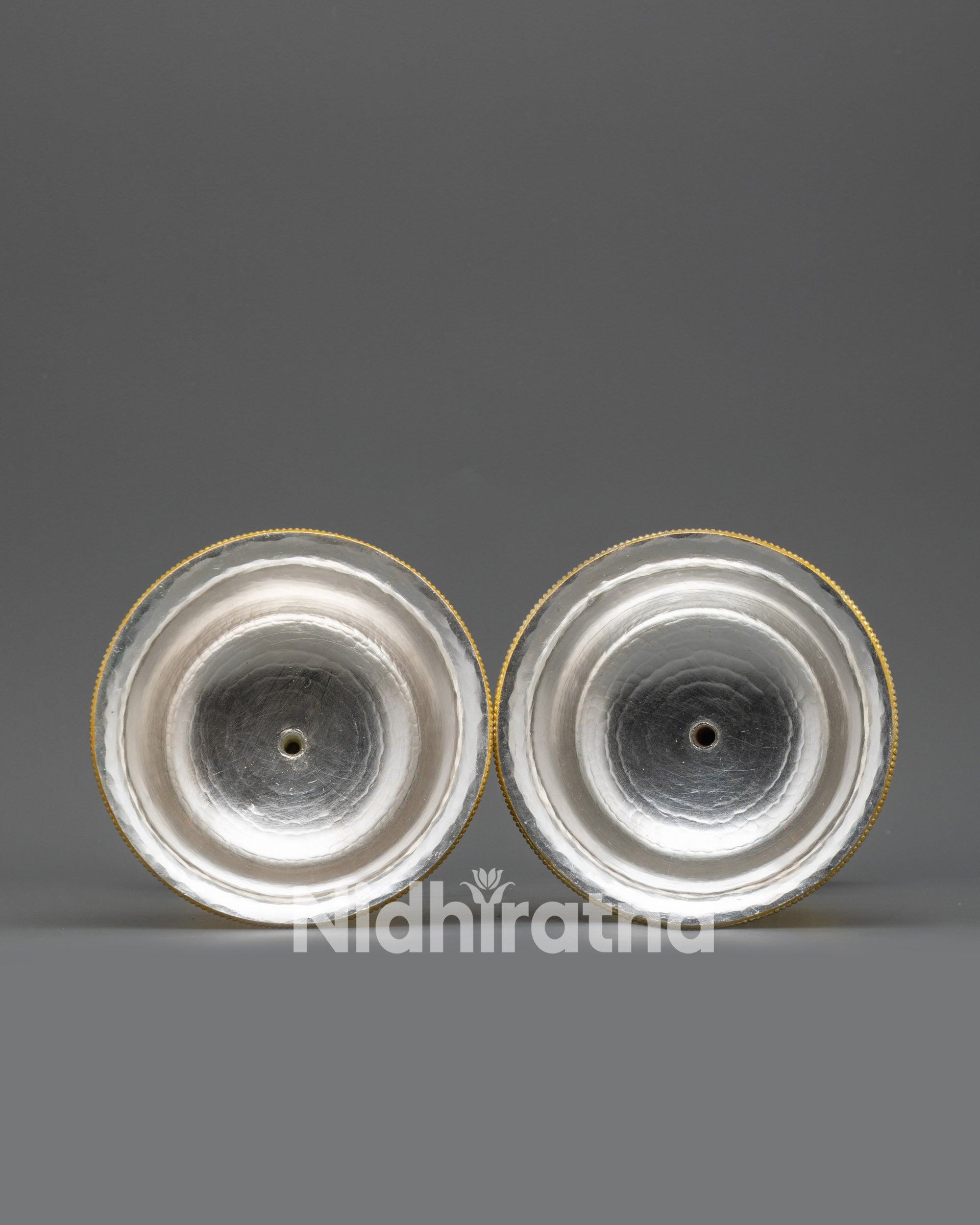 Handmade Himalayan Butter Lamp Set | Ritual Lamps for Altar & Offering