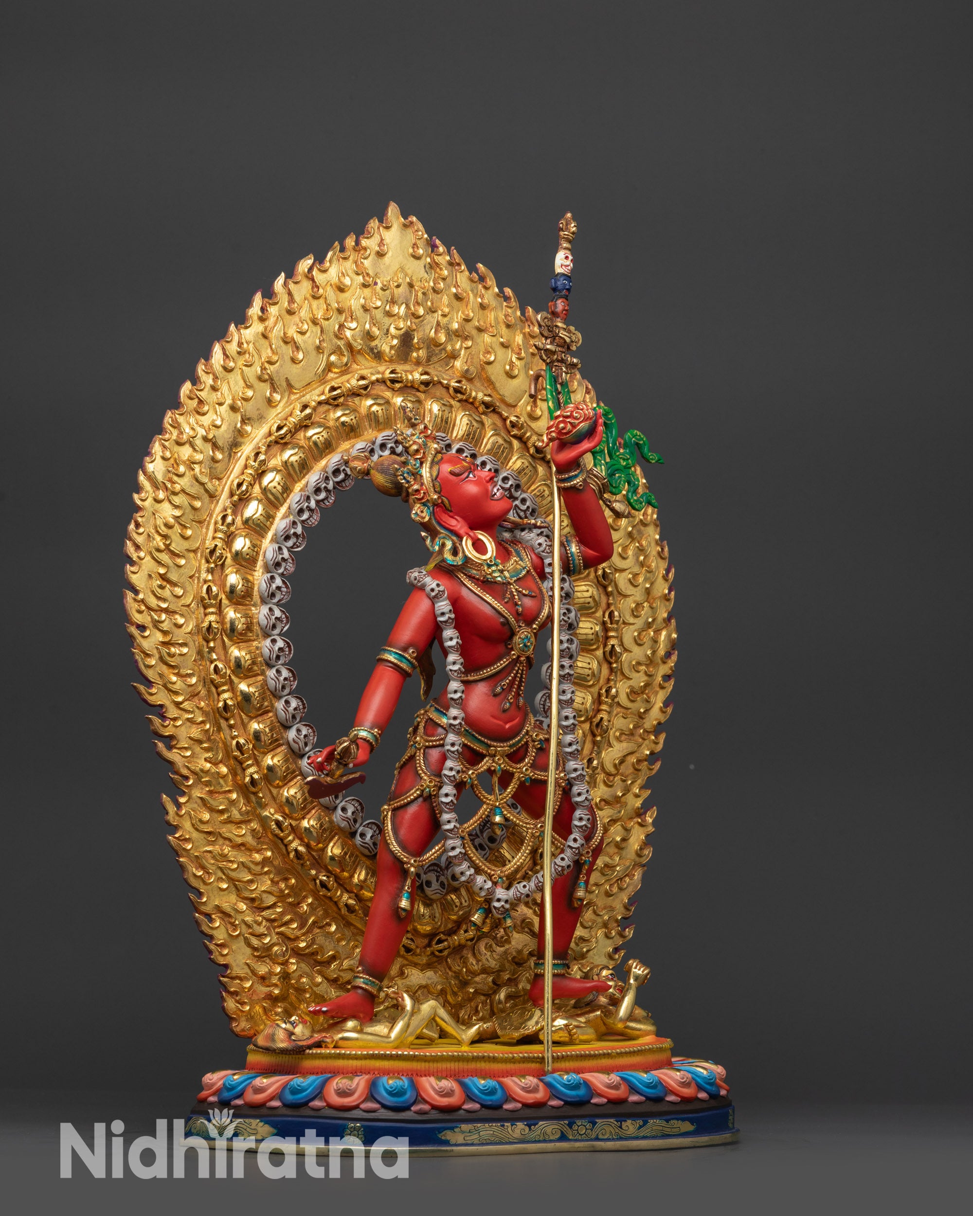 Statue of Dakini Vajrayogini | Handcrafted Tantric Deity Artwork