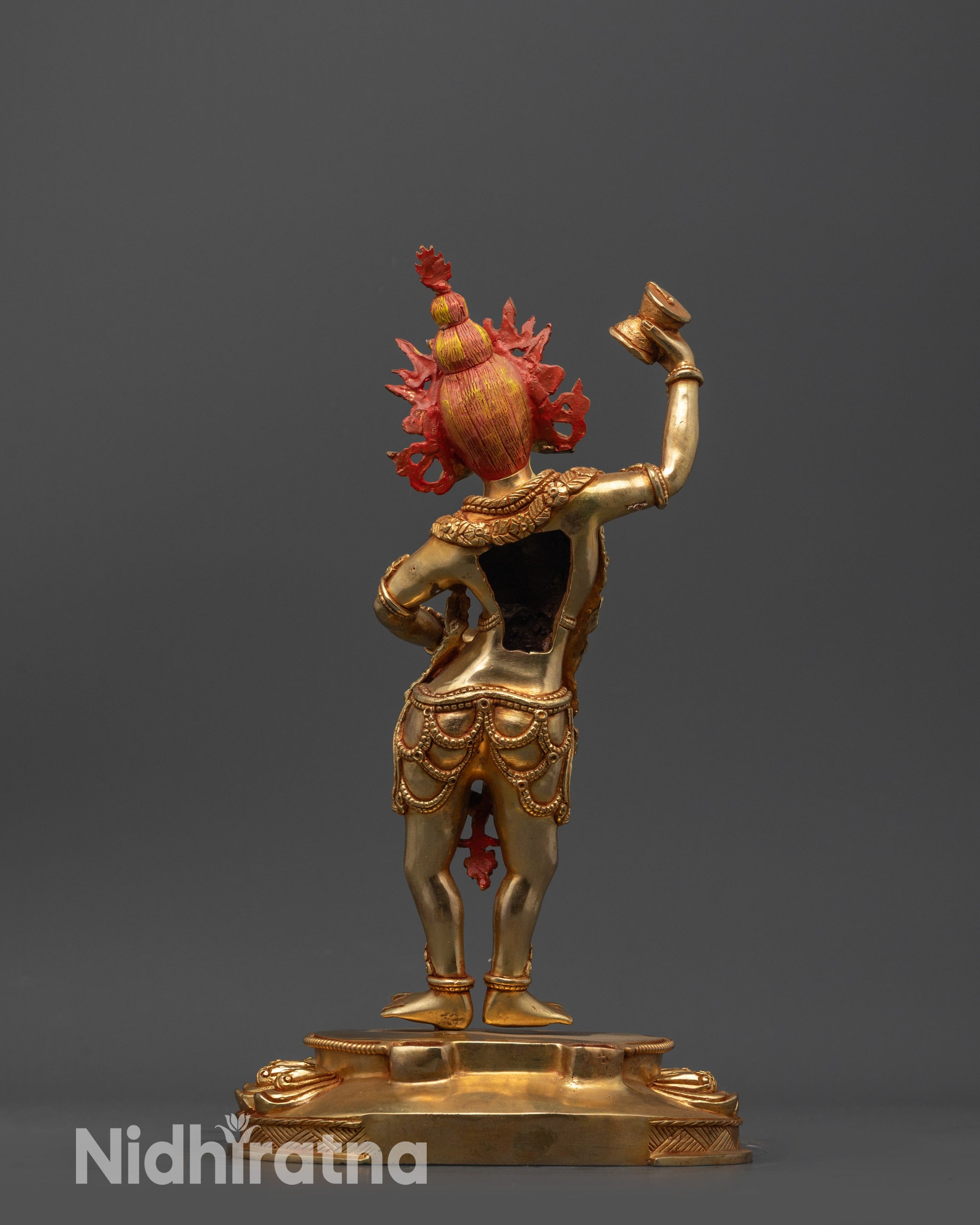 Nepalese Dechen Gyalmo Statue | Traditional Buddhist Protector