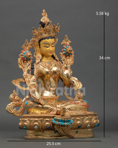 Green Tara Statue