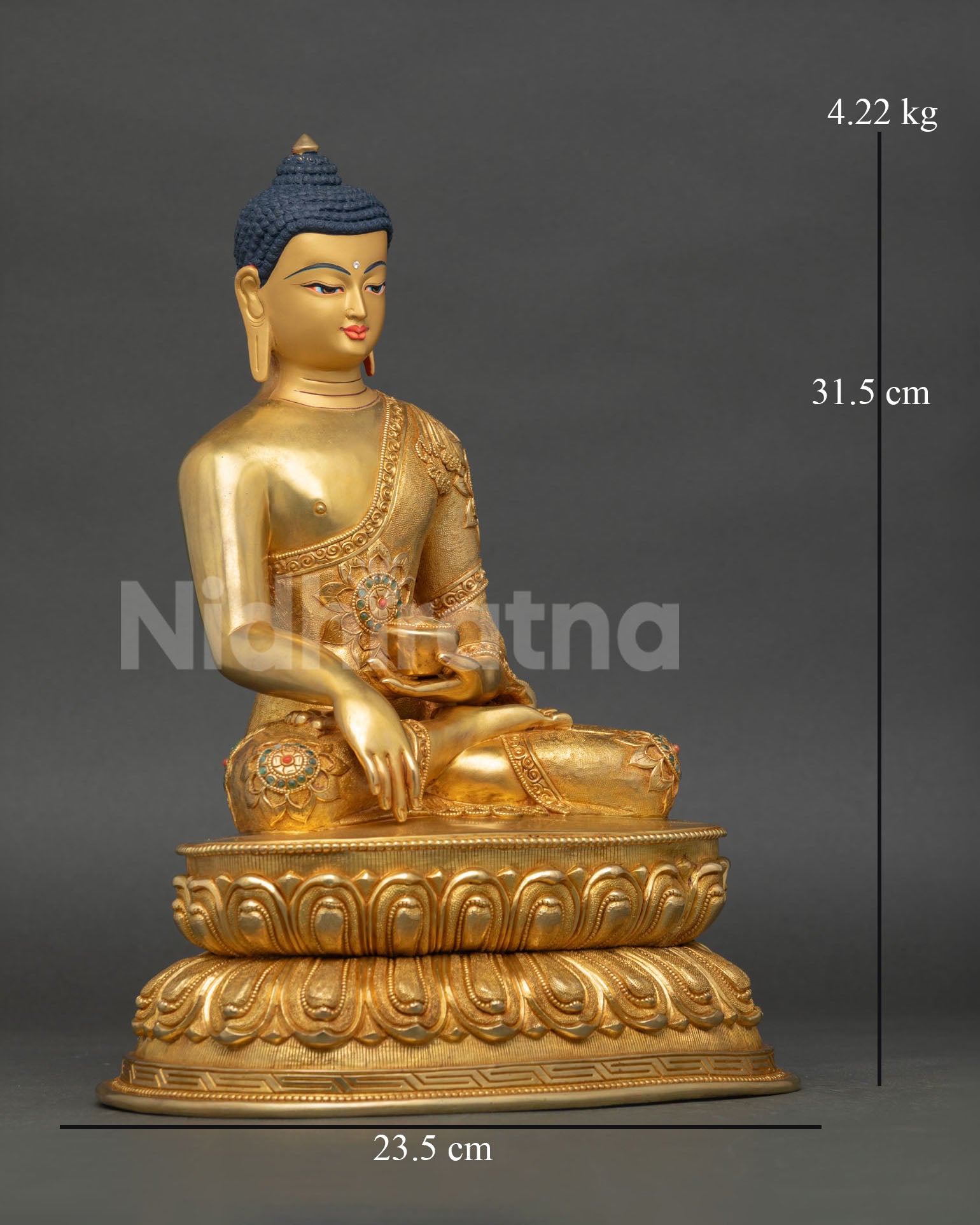 Buddha Shakyamuni Statue | Hand-Carved Buddhist Artwork
