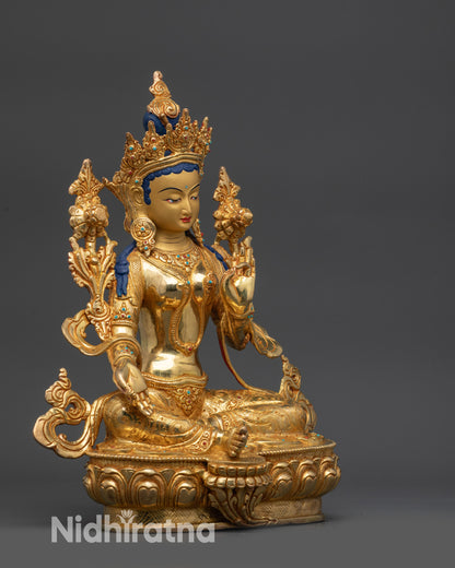 Green Tara Statue