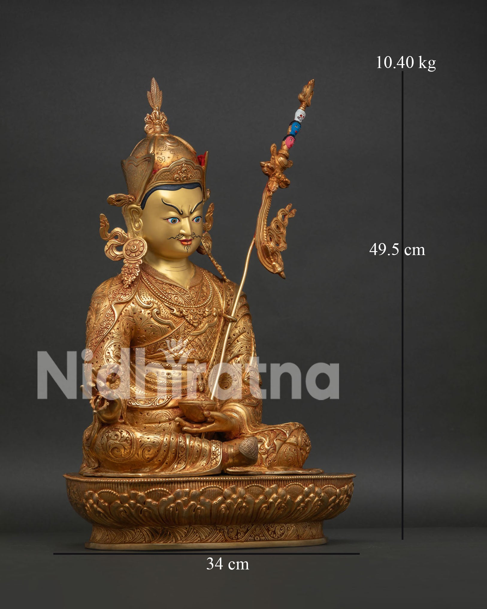 Sacred Guru Padmasambhava Statue – Handicrafted Buddhist Art