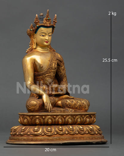 Crown Shakyamuni Buddha Statue