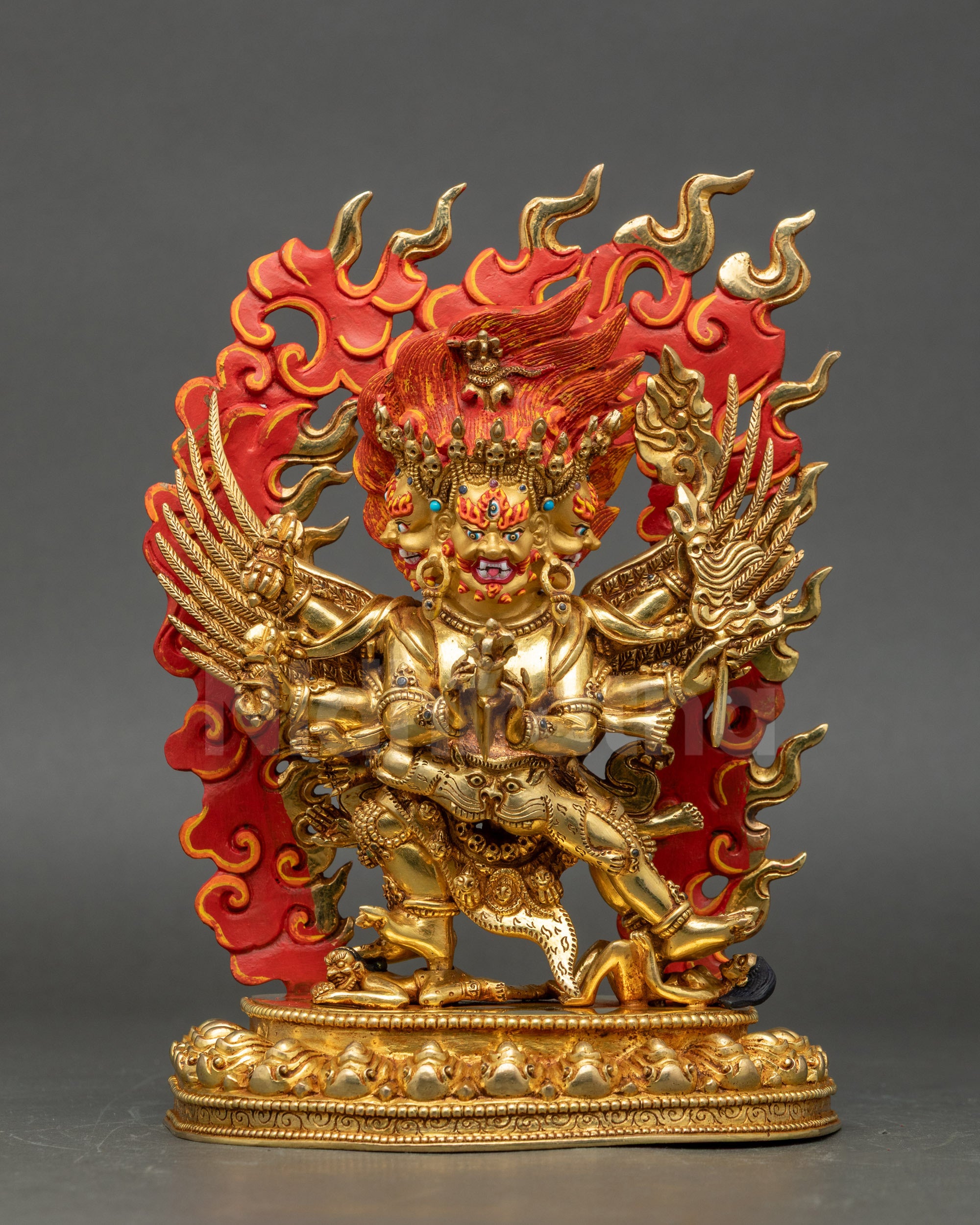Tibetan Vajrakilaya Statue | Buddhist Figurine for Ritual & Blessings