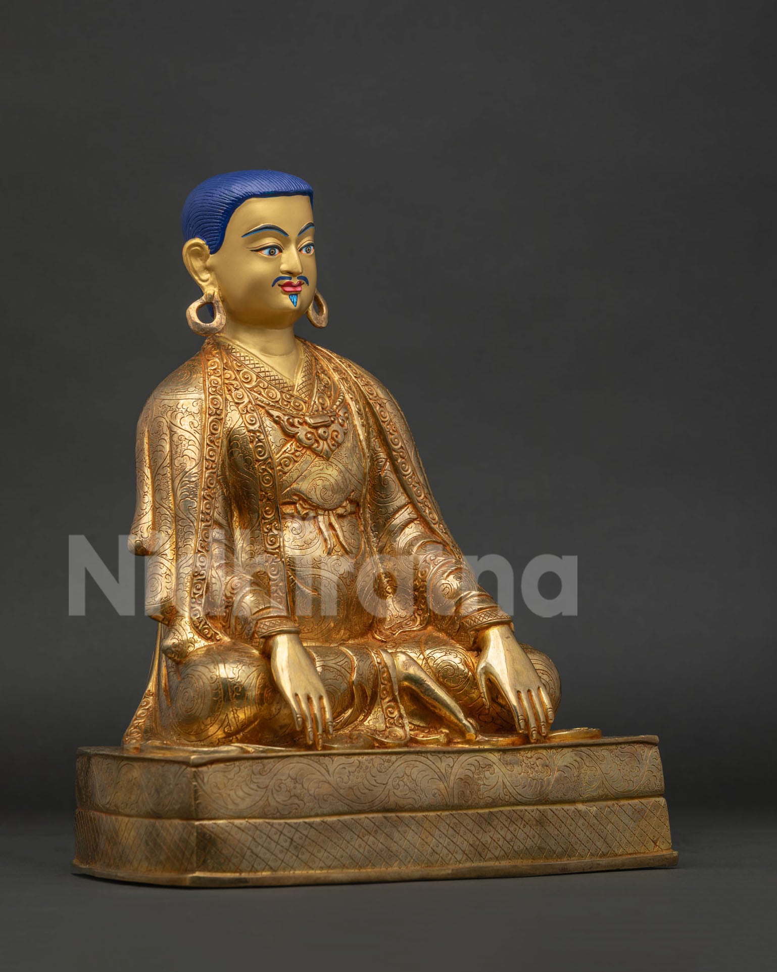 Marpa Set Statue | Revered Masters of the Kagyu Tradition
