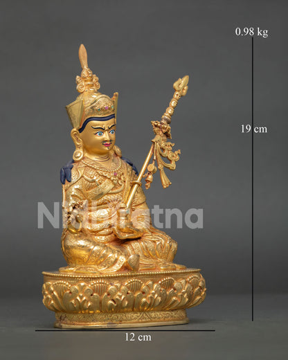Guru Rinpoche Statue | Handmade Buddhist Art from Nepal