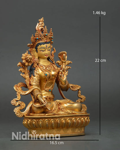 Three Long Life Set – Handmade Buddhist Sculpture from Nepal