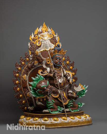 Tibetan Namtoshe Statue | Vaishravana Guardian King of Wealth Sculpture
