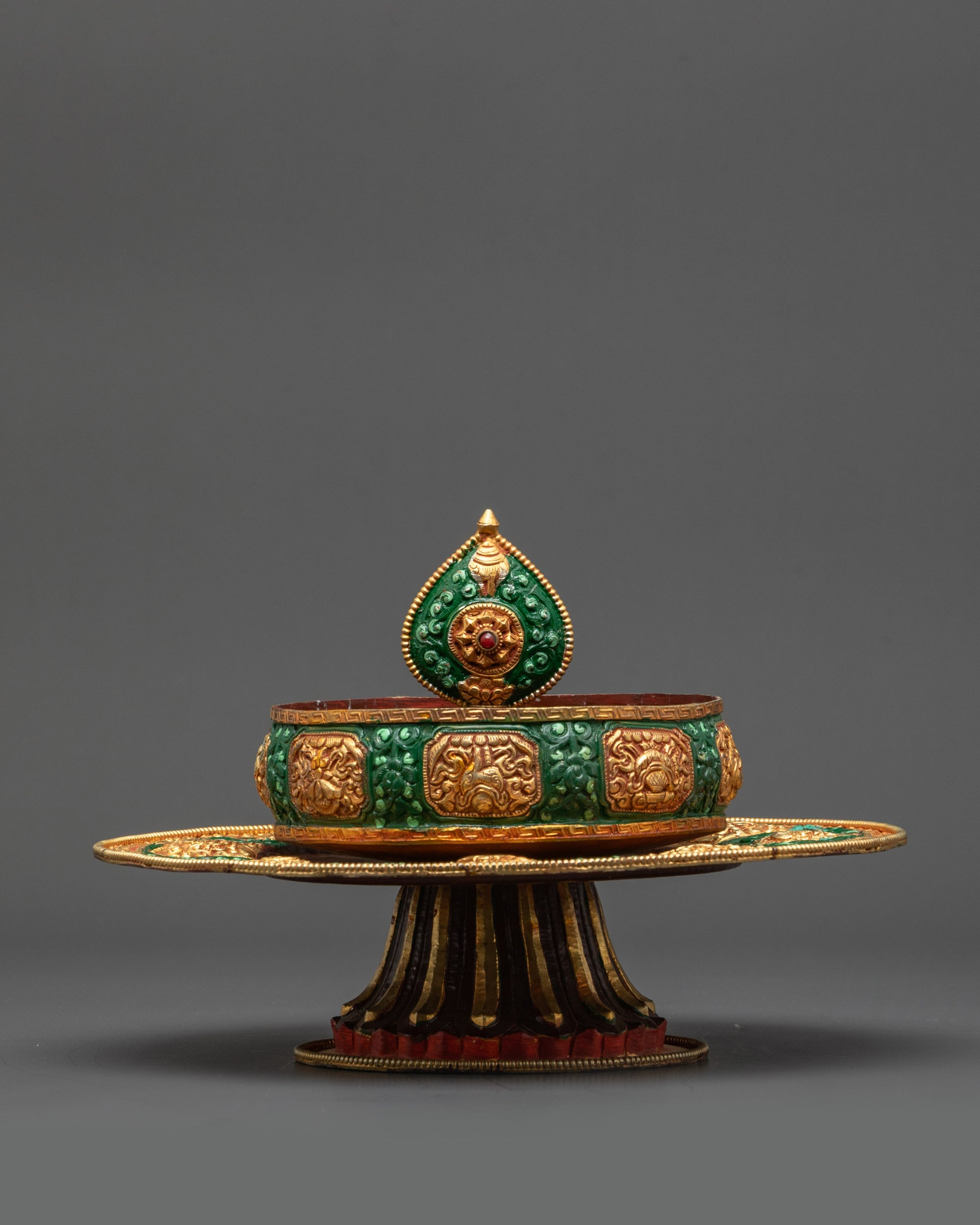 Exquisite 10" Mandala Set | Spiritual Altar Accessory for Meditation