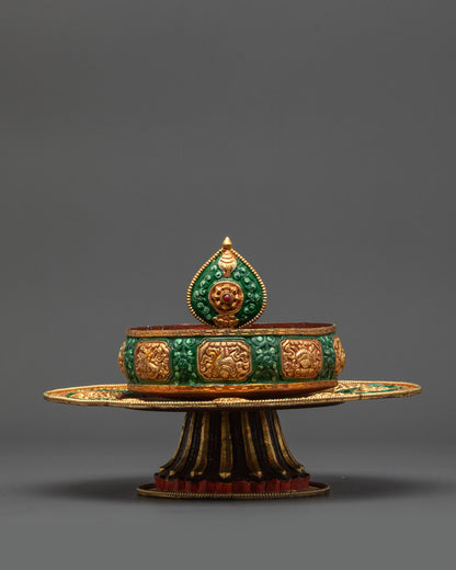 Exquisite 10" Mandala Set | Spiritual Altar Accessory for Meditation