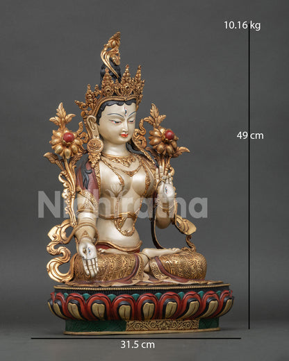 White Tara Statue