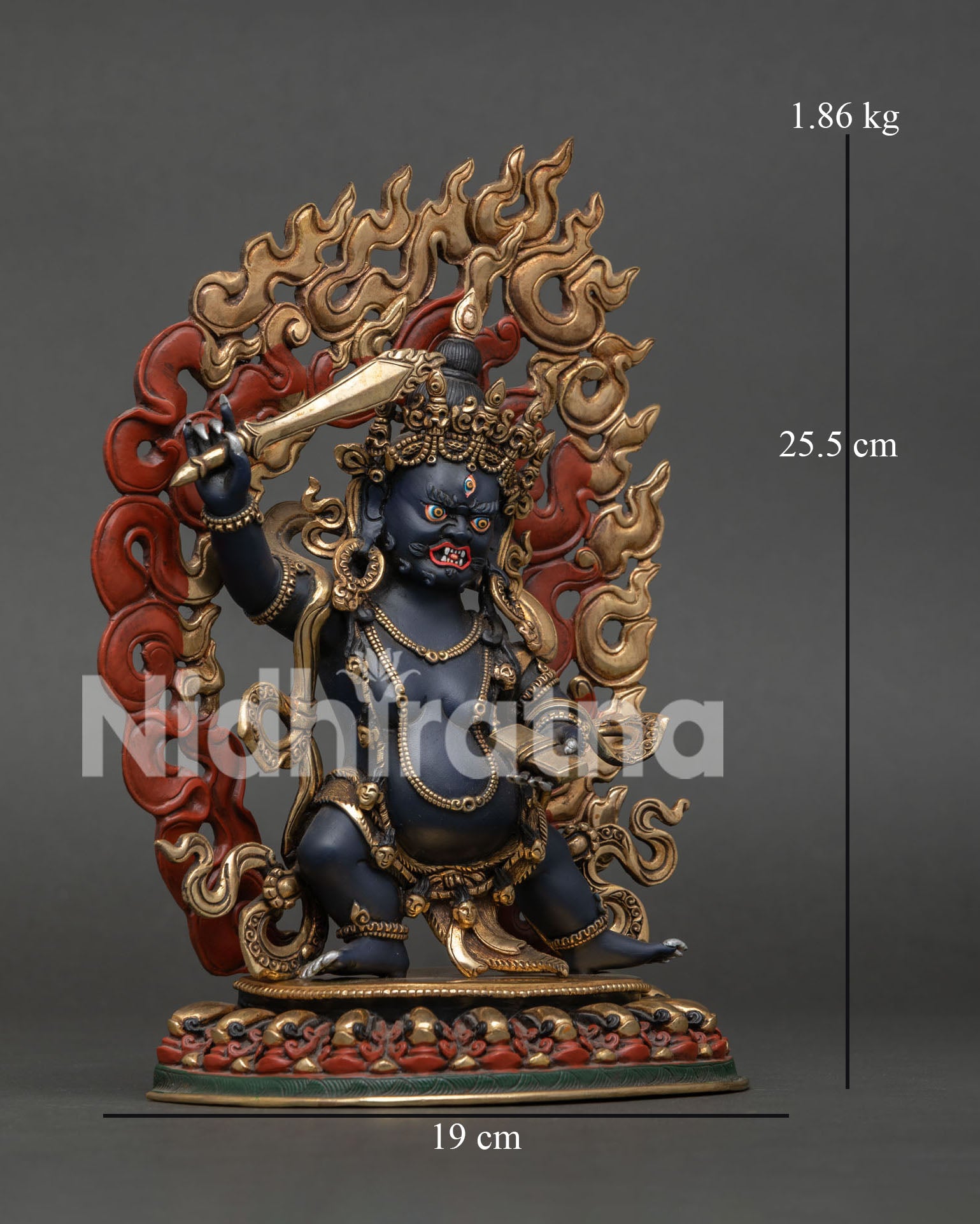 Black Manjushri Statue