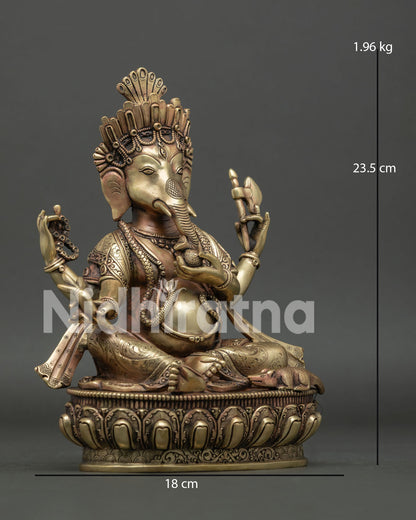 Four-armed Ganesh Statue from Nepal – Remover of Obstacles