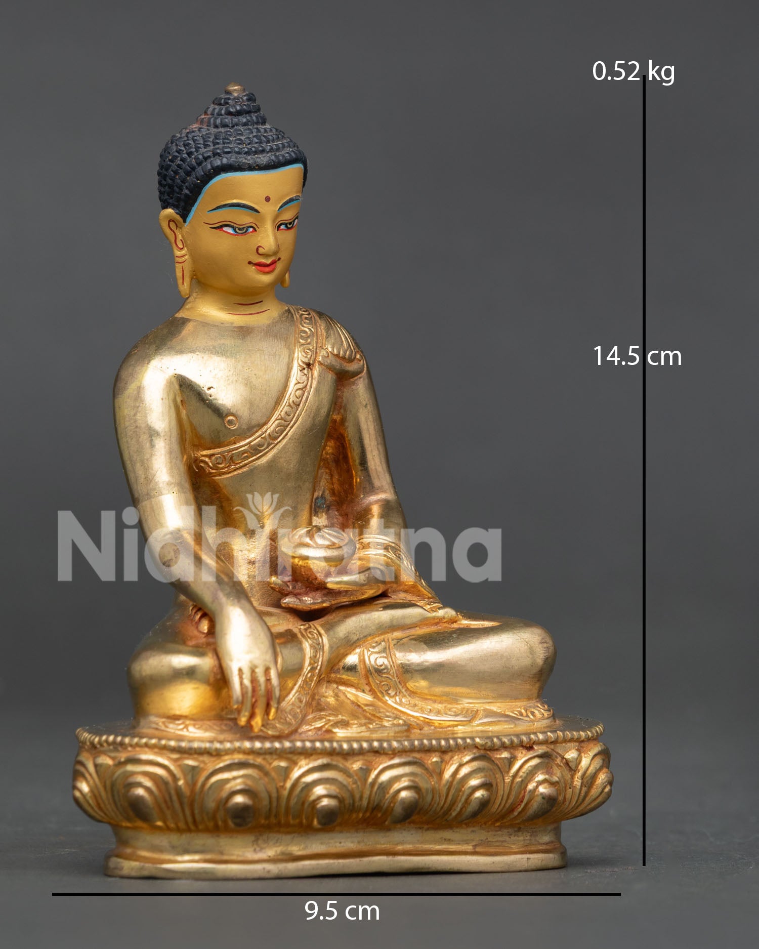 Shakyamuni Buddha Statue | Handcrafted Buddhist Sculpture from Nepal