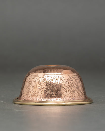 Water Offering Bowl - Sacred Buddhist Ritual Vessel Set