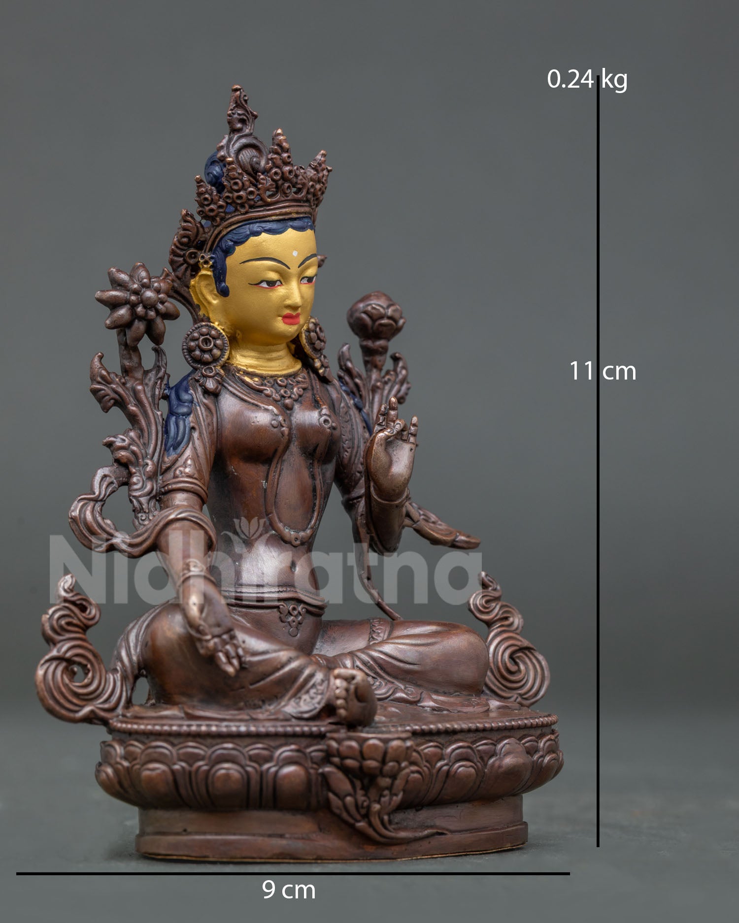 Green Tara Sculpture | Authentic Himalayan Buddhist Artwork