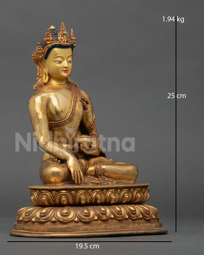 Crown Shakyamuni Buddha Statue