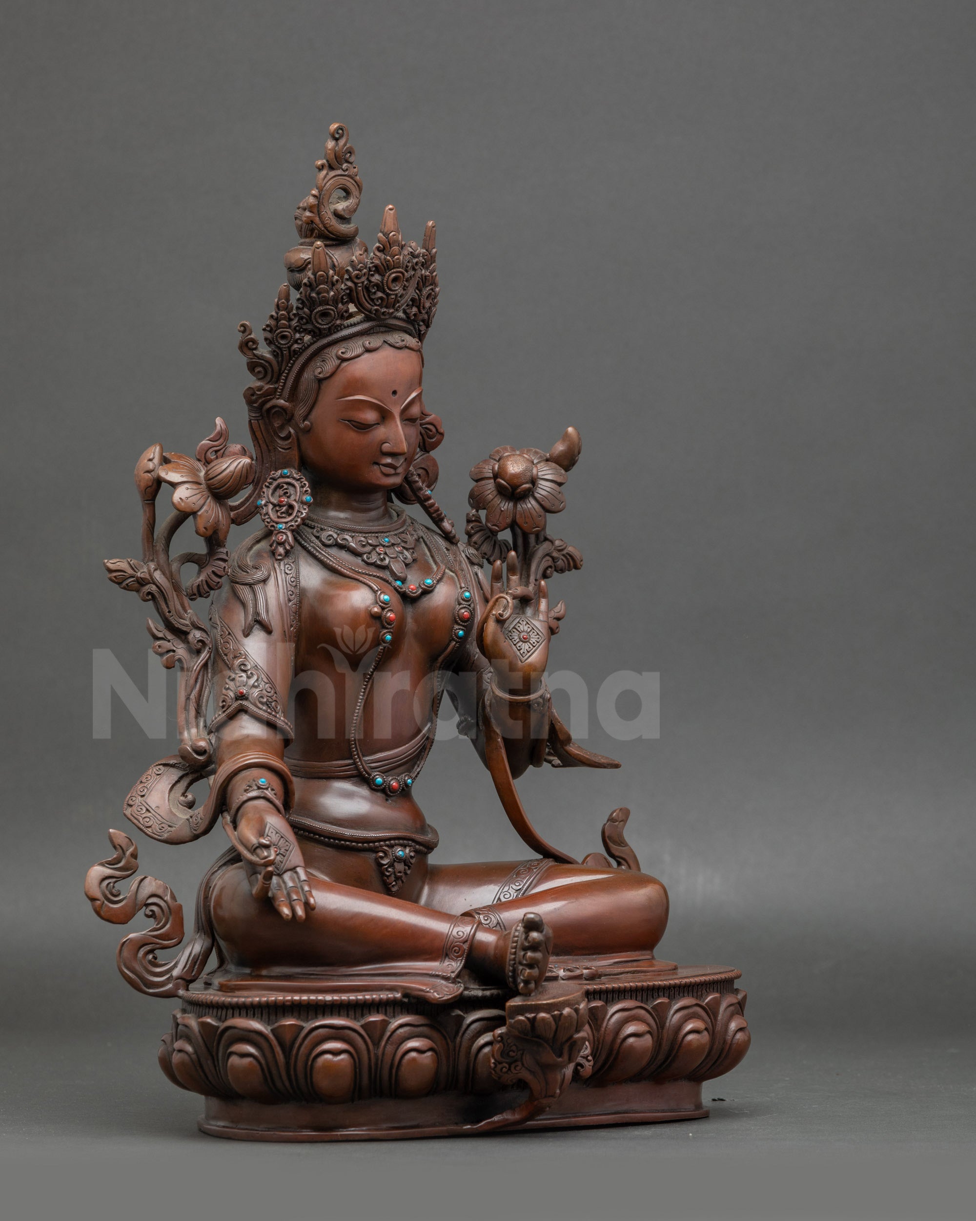 Green Tara Statue