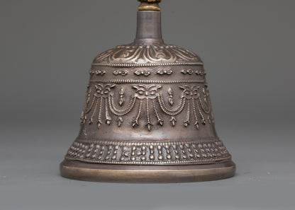 Tibetan Bell and Vajra Set | Handcrafted Ritual Tools for Meditation