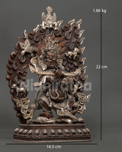 Buddhist Shakya Mahakala Statue | Handmade in Nepal