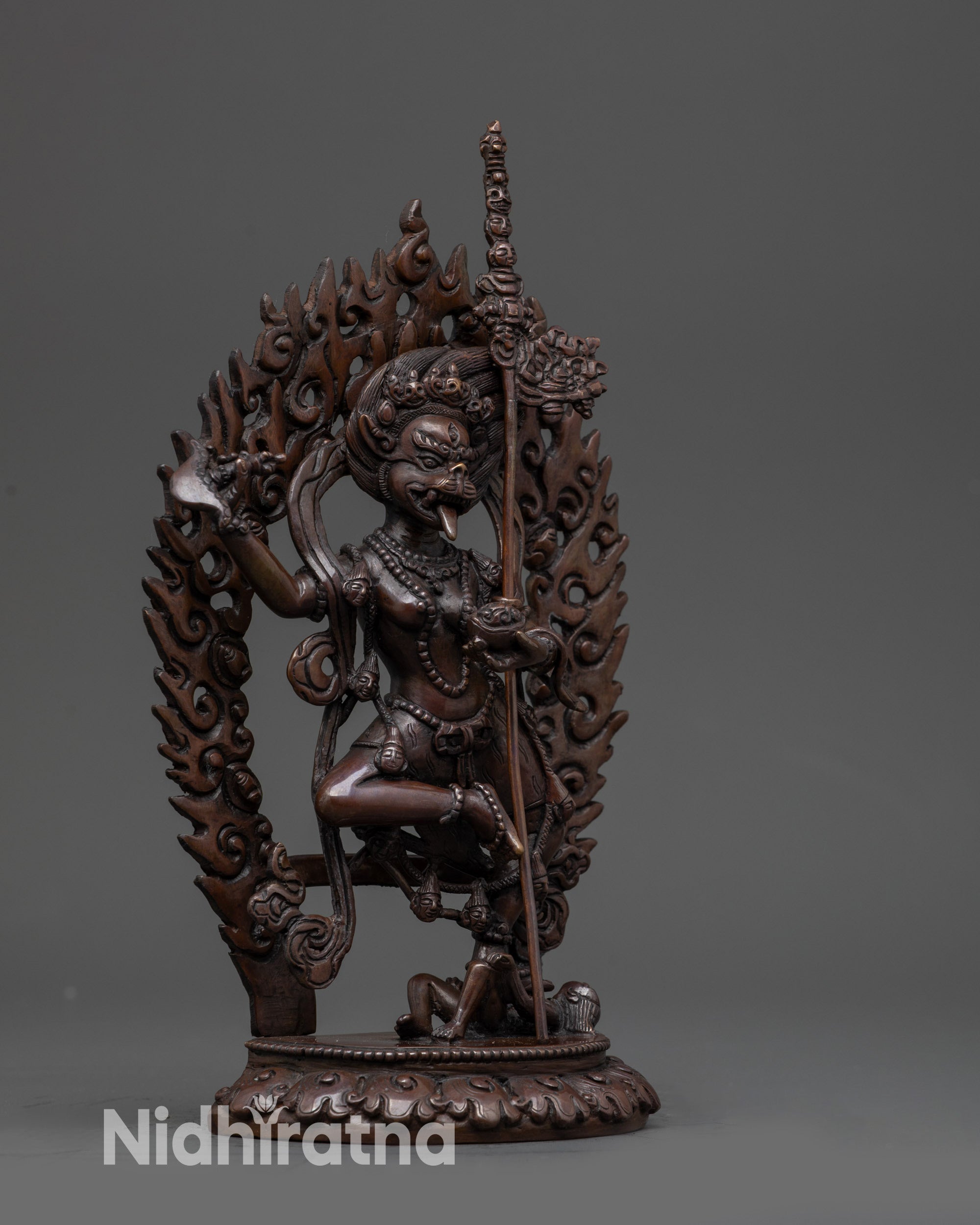Simhamukha Dakini Statue | Lion-Faced Buddhist Statue
