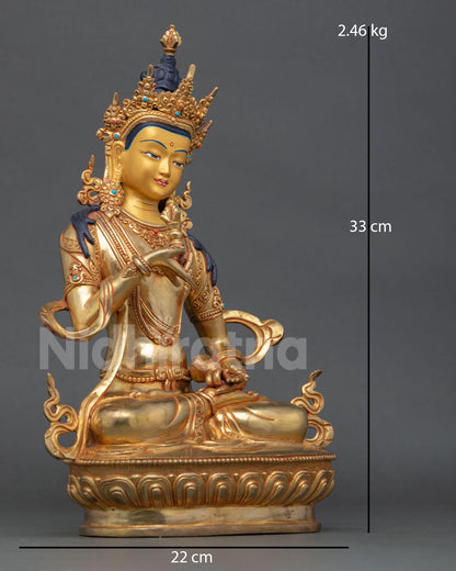 Handcrafted Vajrasattva Statue |  Buddhist Sacred Altar Decor