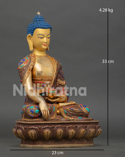 Shakyamuni Buddha Statue from Nepal | Buddhist Meditation Idol